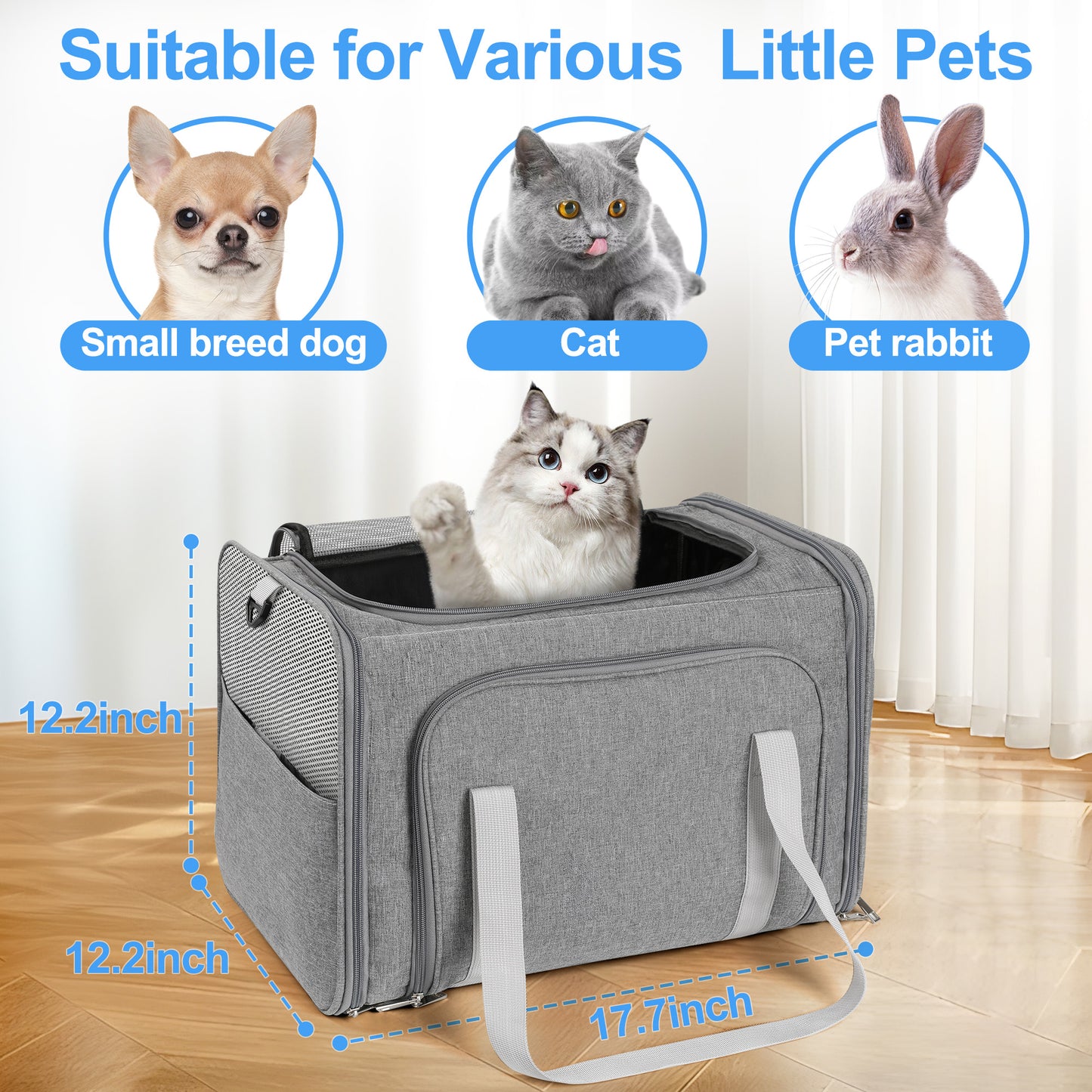 Monasem Pet Carrier (Gray)