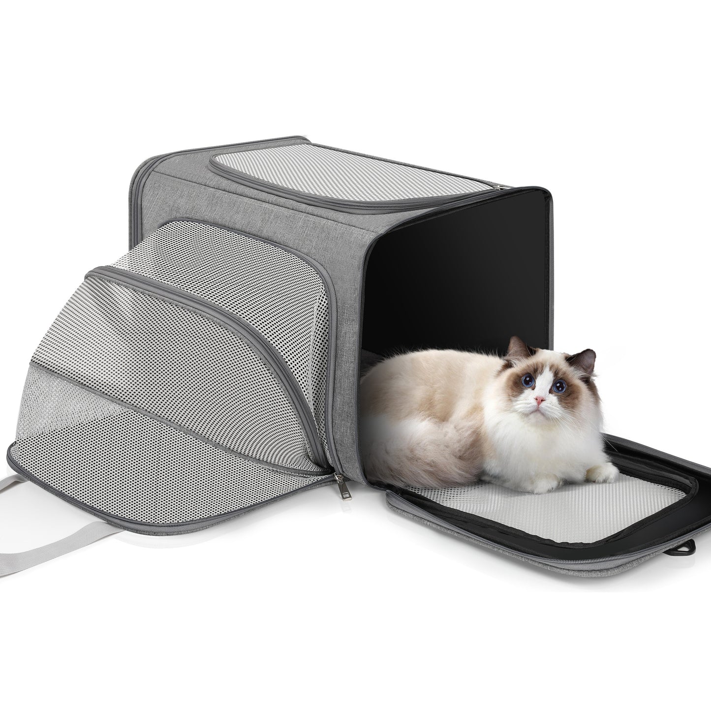 Monasem Pet Carrier Expandable (Gray)