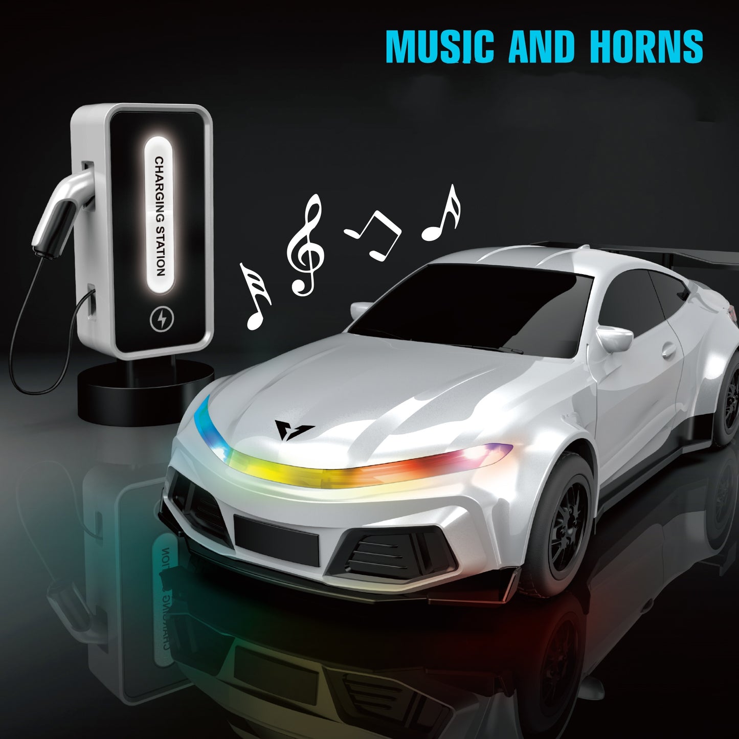 Tcovle 1:16 New Energy Remote Control Car (Silver)